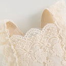 Kids Girls Backless Floral Embroidery Princess Dress childrensterritory