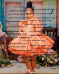 Pink Fluffy Bow Design Birthday Party Dresses For Girls childrensterritory
