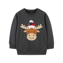 Kids Cartoon Print Long Sleeve Sweatshirts childrensterritory