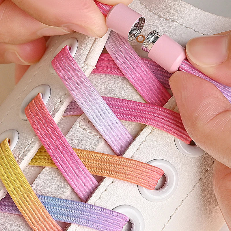 Pearl Light Design Colorful Buckle Shoelaces for Kids Shoes childrensterritory