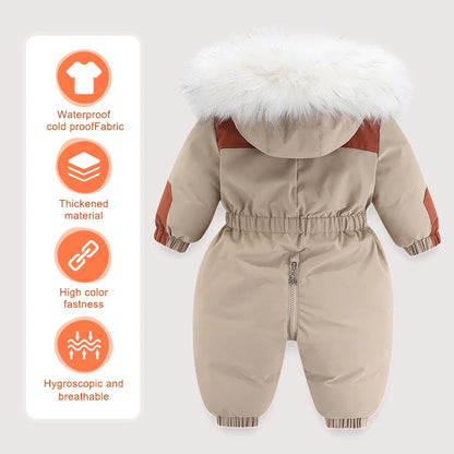 -30 Degree Waterproof Hooded Overall Baby/Kids Ski Suits childrensterritory