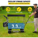 Collapsible Wagon Carts with Removable Canopy
