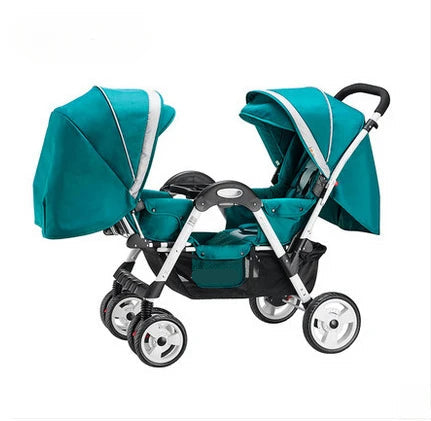 Removable and Washable Twin Umbrella Baby Stroller