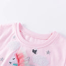 Girls Embroidered Cartoon Design Summer Dresses childrensterritory
