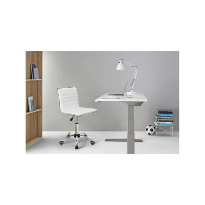 PU Leather Swivel Computer Desk Chair of Mid Back childrensterritory