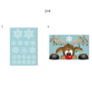 Santa Claus Snowflake Christmas Window/Wall Decals childrensterritory