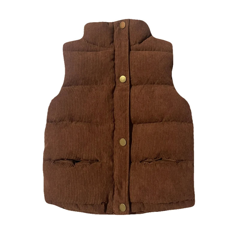 Warm Thick Cotton Waistcoat for Kids childrensterritory