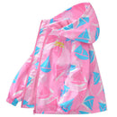 Kids Girls Waterproof Fleece Lined Hooded Jackets childrensterritory