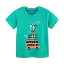 Boys Casual Cartoon Print Summer Clothing Set childrensterritory