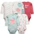 Cartoon Print Soft Cotton Bodysuits For Newborn Babies childrensterritory
