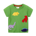Kids Girls Cartoon Unicorns Design Summer Cotton Tees