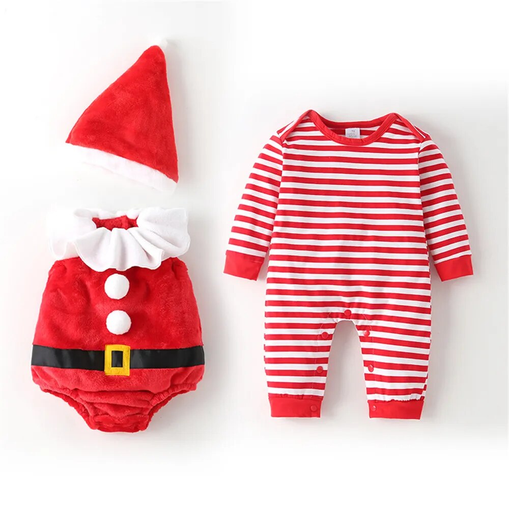 Baby 3PCS Santa Claus Costume for Christmas childrensterritory