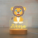 Personalized Cartoon Animal Design Night Light for Kids Room childrensterritory
