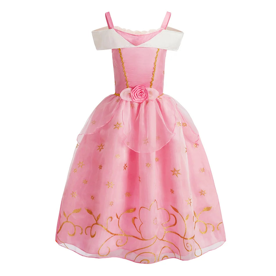 Kids Girls Disney Princess Dresses for Halloween Christmas