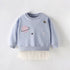 Long Sleeves Flowers Embroidered Design Girls Dresses childrensterritory