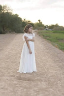 Lace Design Floor Length Girls Pageant Gowns childrensterritory