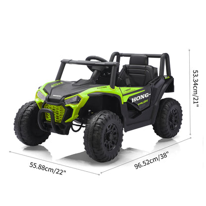 Kids 12V Electric Ride UTV Car w/ Remote Control LED childrensterritory