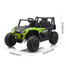 Kids 12V Electric Ride UTV Car w/ Remote Control LED childrensterritory