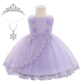Baby Girl Lace Embroidered Formal Occasion Gowns childrensterritory