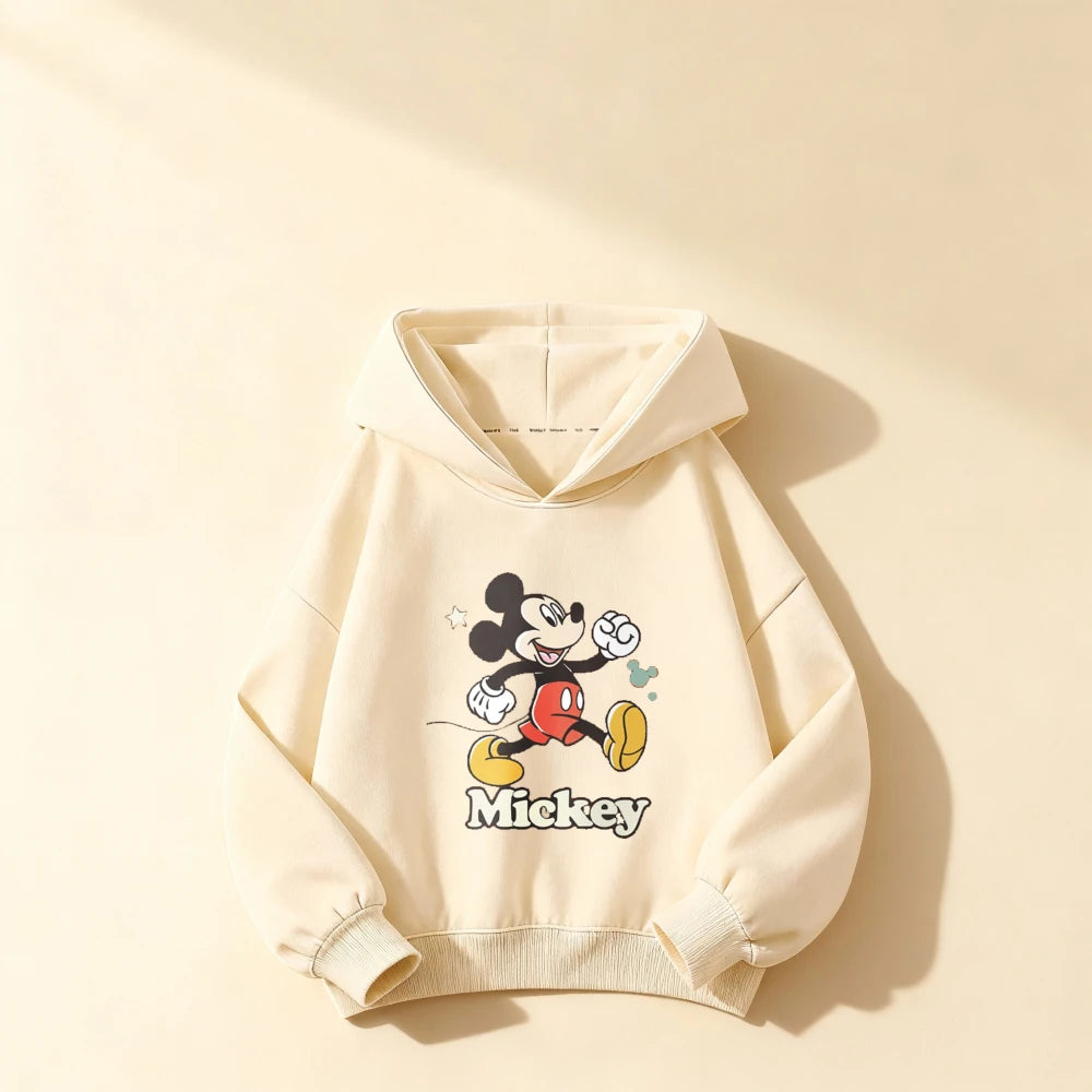 Kids' Long-Sleeved Cartoon Design Winter Hoodies