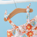 Kids/Baby Girls Floral Sleeveless Ruffle Swim Suit childrensterritory