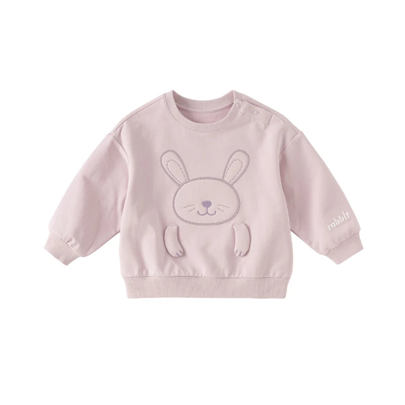 Rabbit/Panda Cartoon Design Girls/Boys Casual Outdoor Pullovers childrensterritory