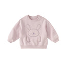 Rabbit/Panda Cartoon Design Girls/Boys Casual Outdoor Pullovers childrensterritory