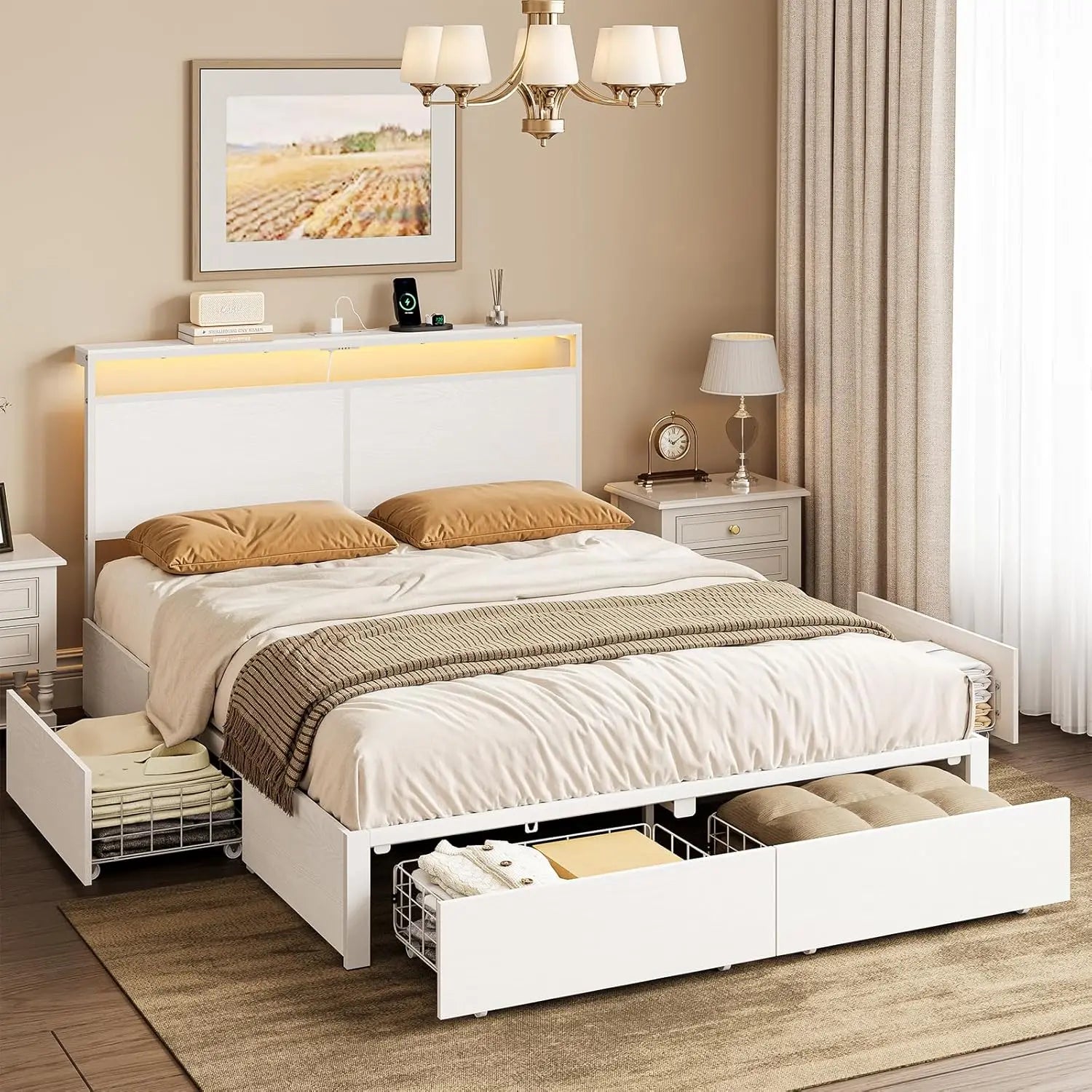 Smart Design Luxury Kids Comfort Bed Frame childrensterritory