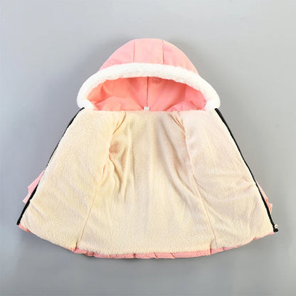 Kids Girls Warm Hooded Winter Jacket/Coat