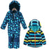 Kids Windproof Thermal Once-Piece Snow Suit Warm Jumpsuit childrensterritory