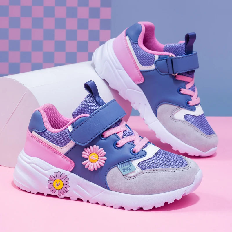 Non-slip Trendy Kids Girls Tennis Sneakers/Running Shoes childrensterritory