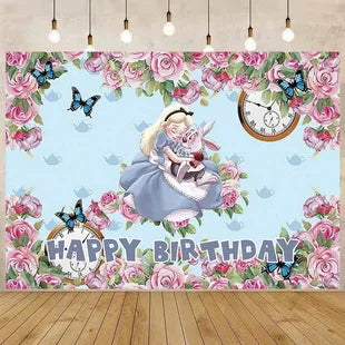Glitter Diamond Customized Happy Birthday Background Photo Props childrensterritory