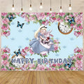 Glitter Diamond Customized Happy Birthday Background Photo Props childrensterritory