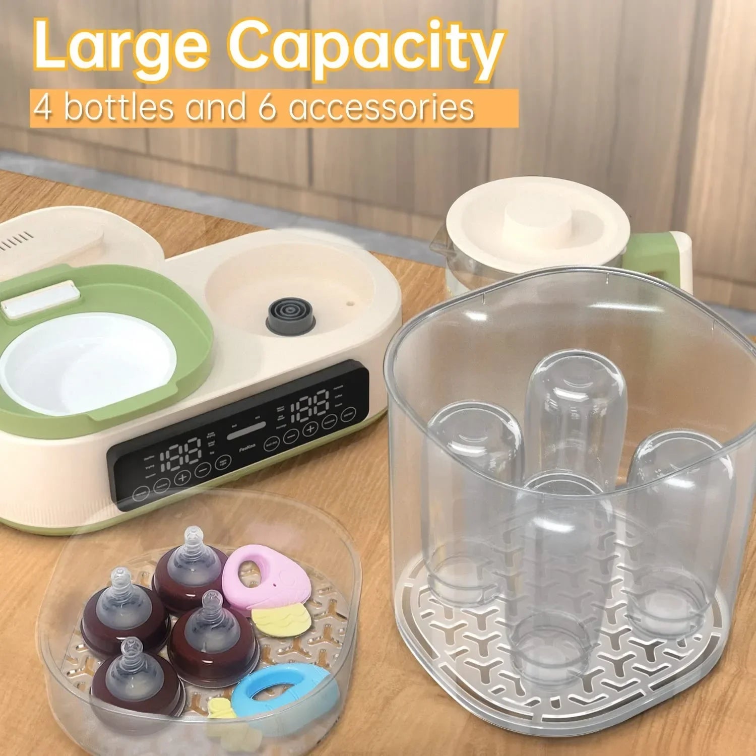 Large Capacity Baby Milk Bottle Warmer &amp; Sterilizer childrensterritory