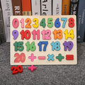 Kids Shape Matching Wooden Puzzle Educational Toys childrensterritory