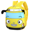 3D Cartoon Bus School Bag for Kids Girls/Boys