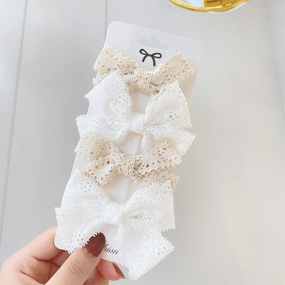 Girls Cute Handmade Lace Design Hair Accessories