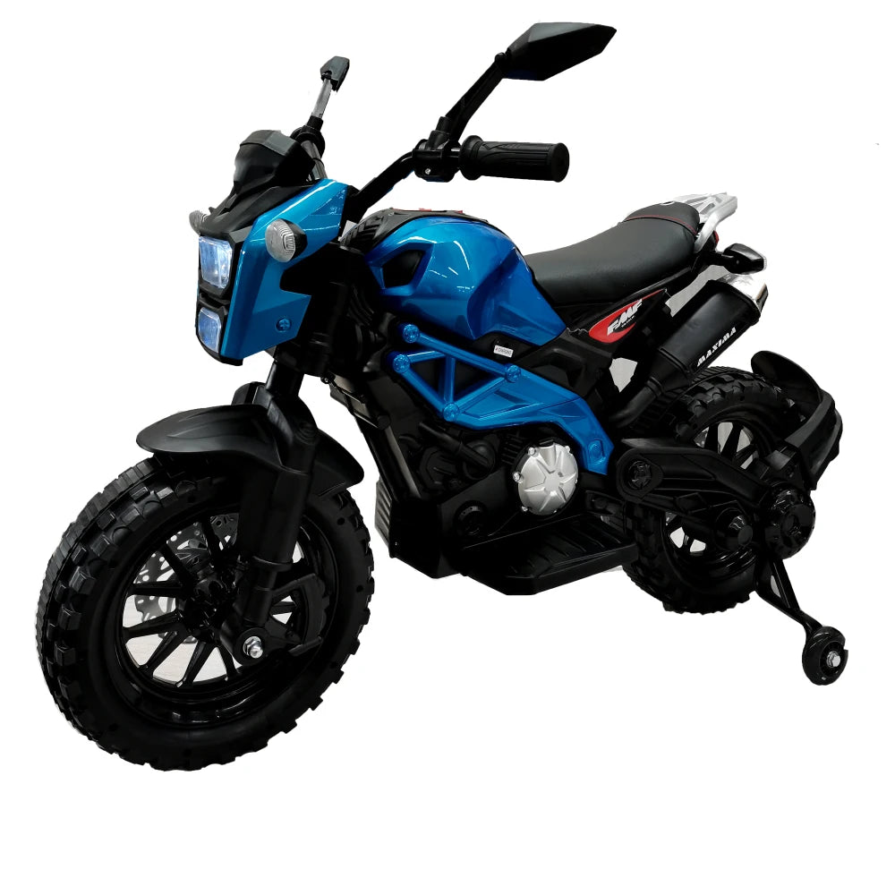 Kids Electric 12V Motorcycle with Training Wheels childrensterritory