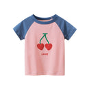 Graffiti Print Kids Boys Girls Summer Cotton T-Shirt Top childrensterritory