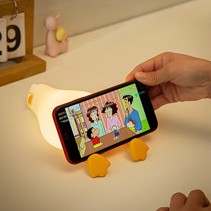 Rechargeable Lying Flat Duck LED Night Light for Kids&