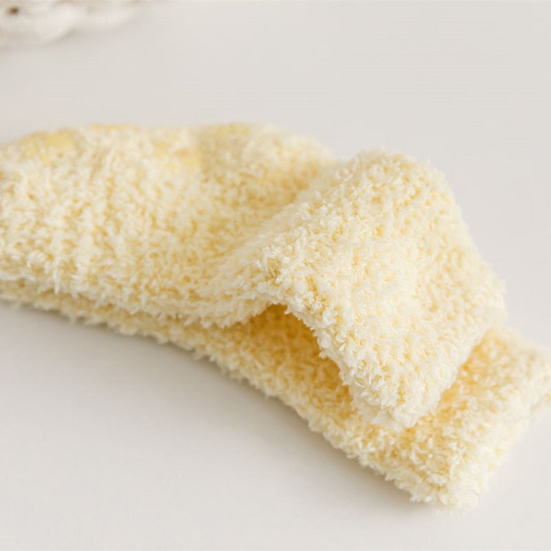 Coral Fleece Thick Newborn/Kids Socks Leg Warmers childrensterritory