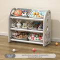 Multi-Purpose Toy Organizer Bookcase for Kids Room