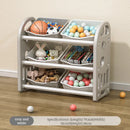 Multi-Purpose Toy Organizer Bookcase for Kids Room