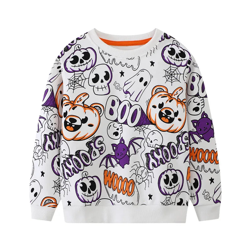 Cartoon Glitter Butterfly Design Little Girls Sweatshirts