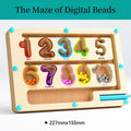 Magnetic Maze Toy for Kids with Digital Beads