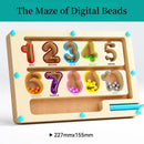 Magnetic Maze Toy for Kids with Digital Beads