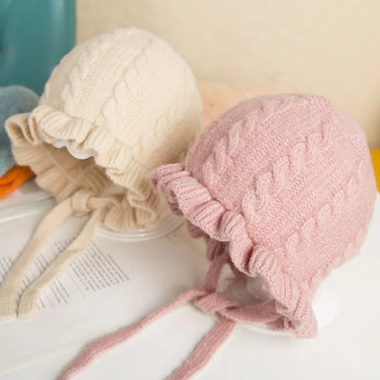 Ear Protection Warm Woolen Knitted Baby Hat childrensterritory