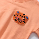 Cartoon Print Sweatshirt and Trouser Set for Kids Girls childrensterritory
