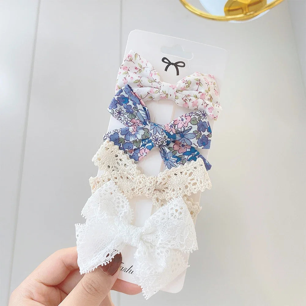 Girls Cute Handmade Lace Design Hair Accessories