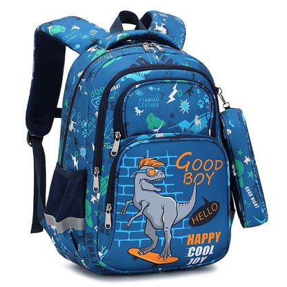 Unicorn and Dinosaur Design Kids 3 Piece Set of School Bags childrensterritory